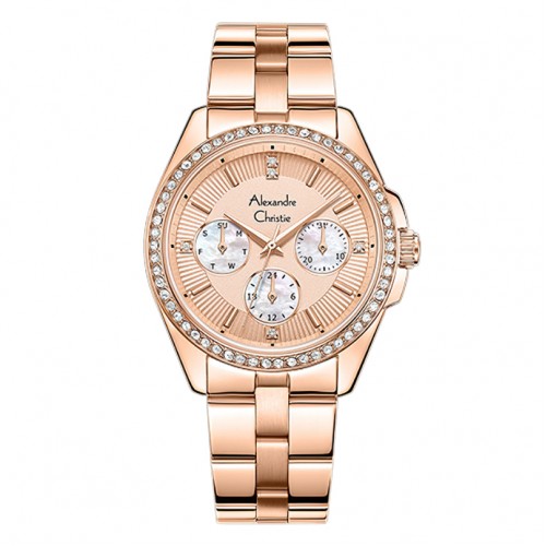 Alexandre Christie AC 2949 Rosegold Full New BFBRGMD